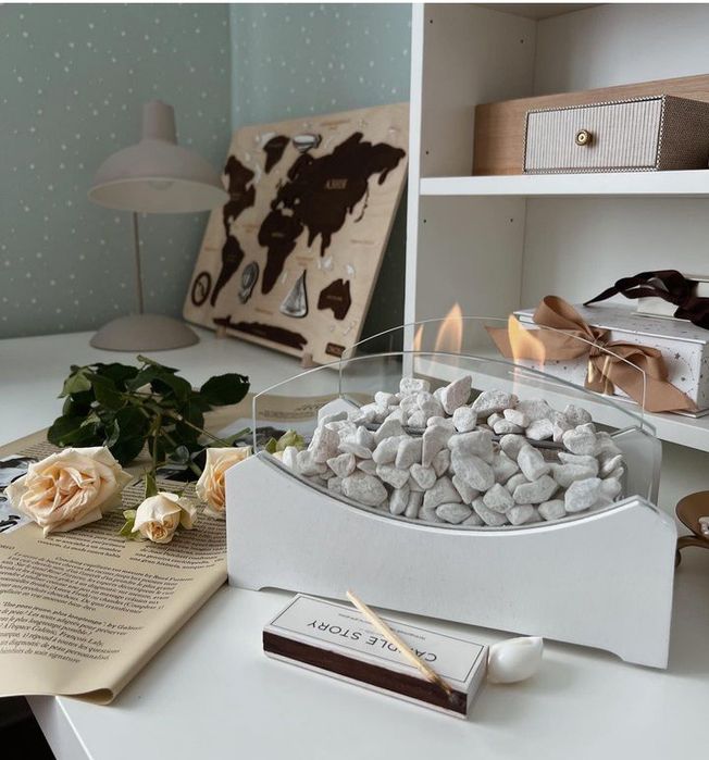 Біокамін настільний (новий) є живе відео