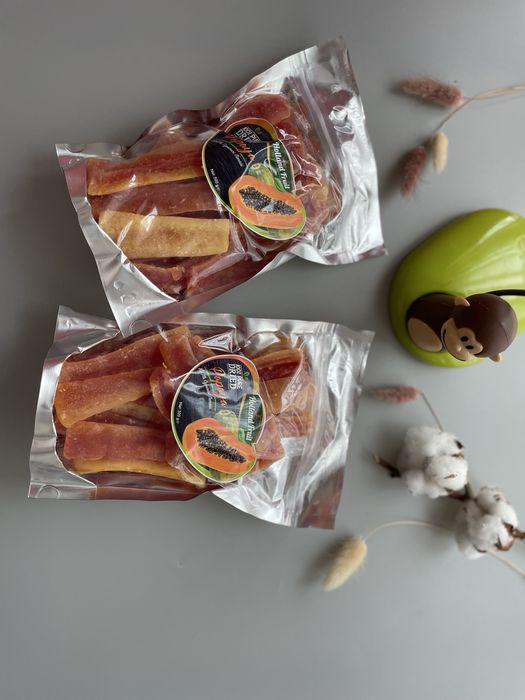 Папая сушена без цукру 500 г. Екзотичні фрукти, сухофрукти фасовані