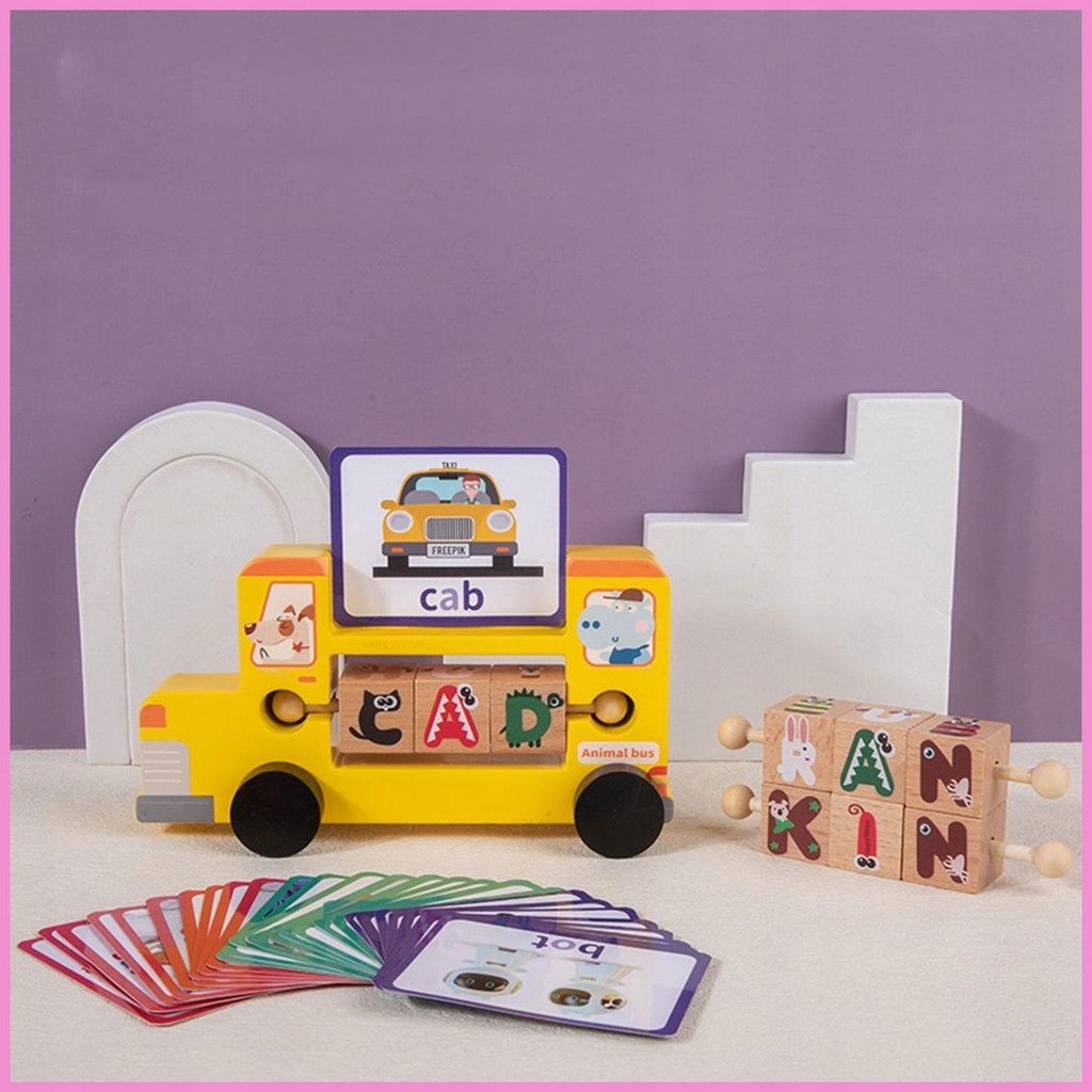Zabawka Edukacyjna Montessori - Puzzle Samochód