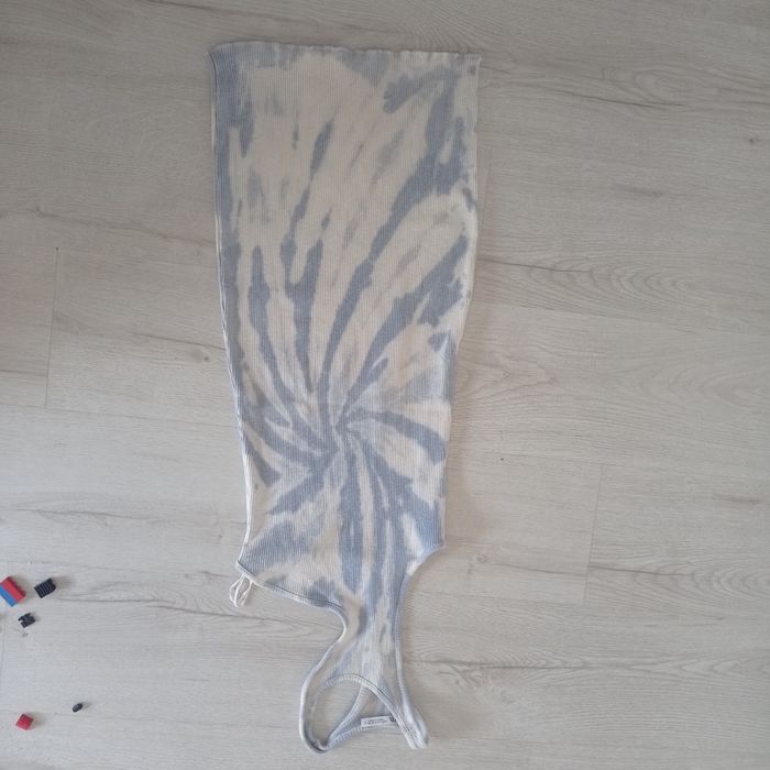 Sukienka prążek obcisła wycięcia Zara 36 s