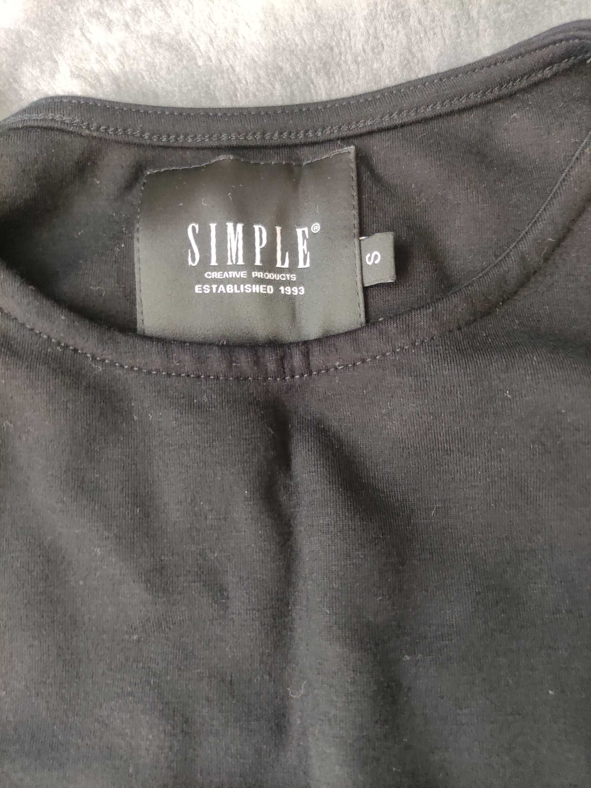 Simple bluza czarna S elegancka