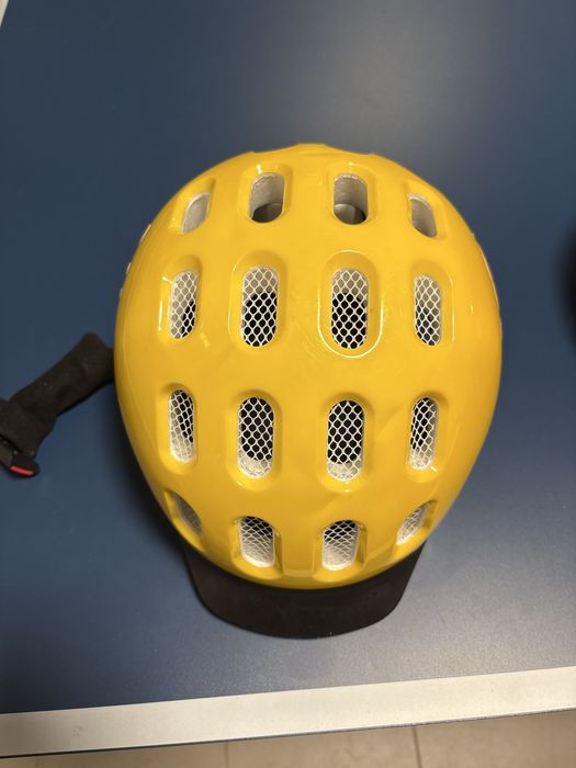 Kask rowerowy woom M - zolty