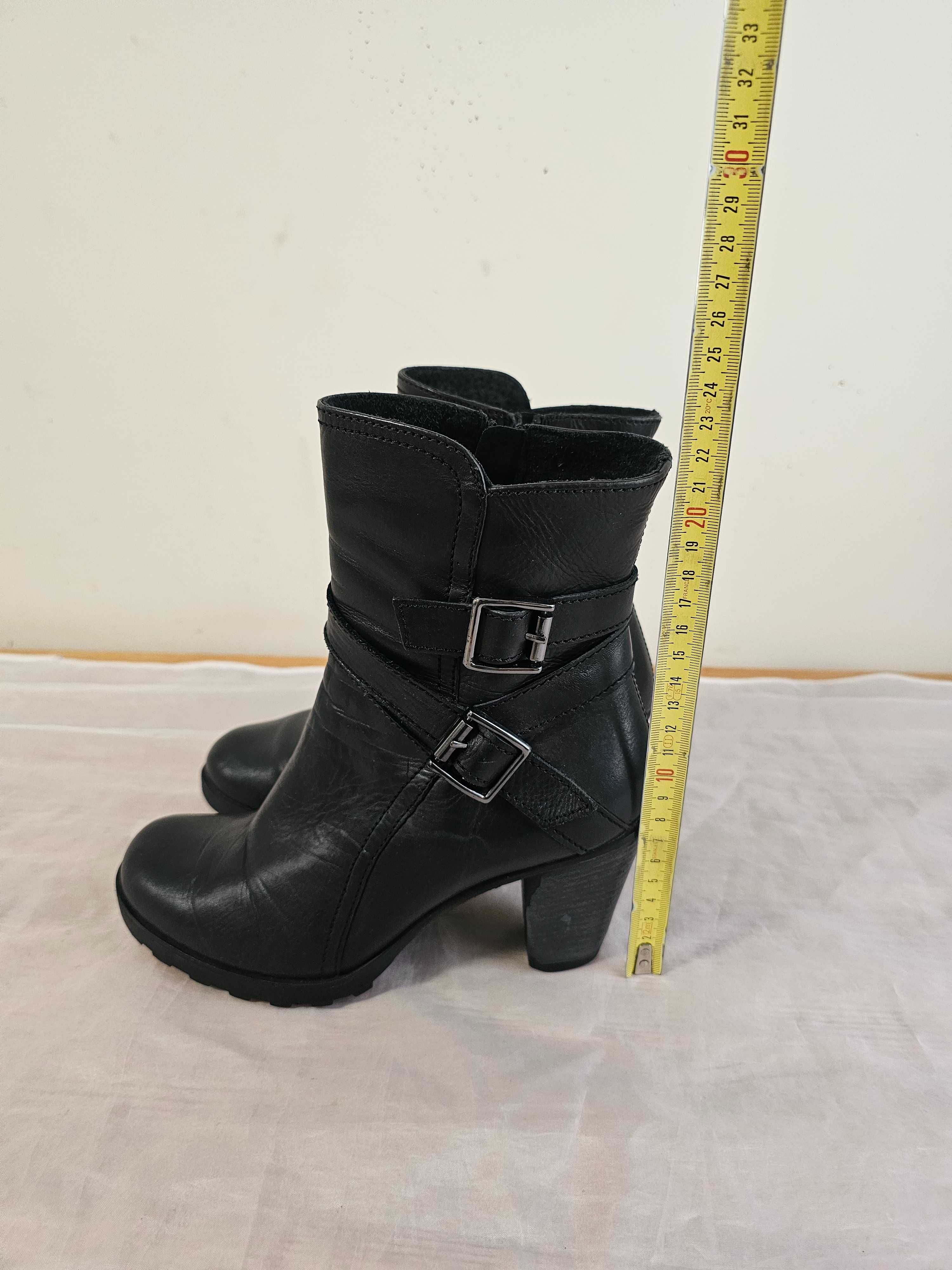 Buty botki skórzane Lasocki r. 37 wkładka 24 cm