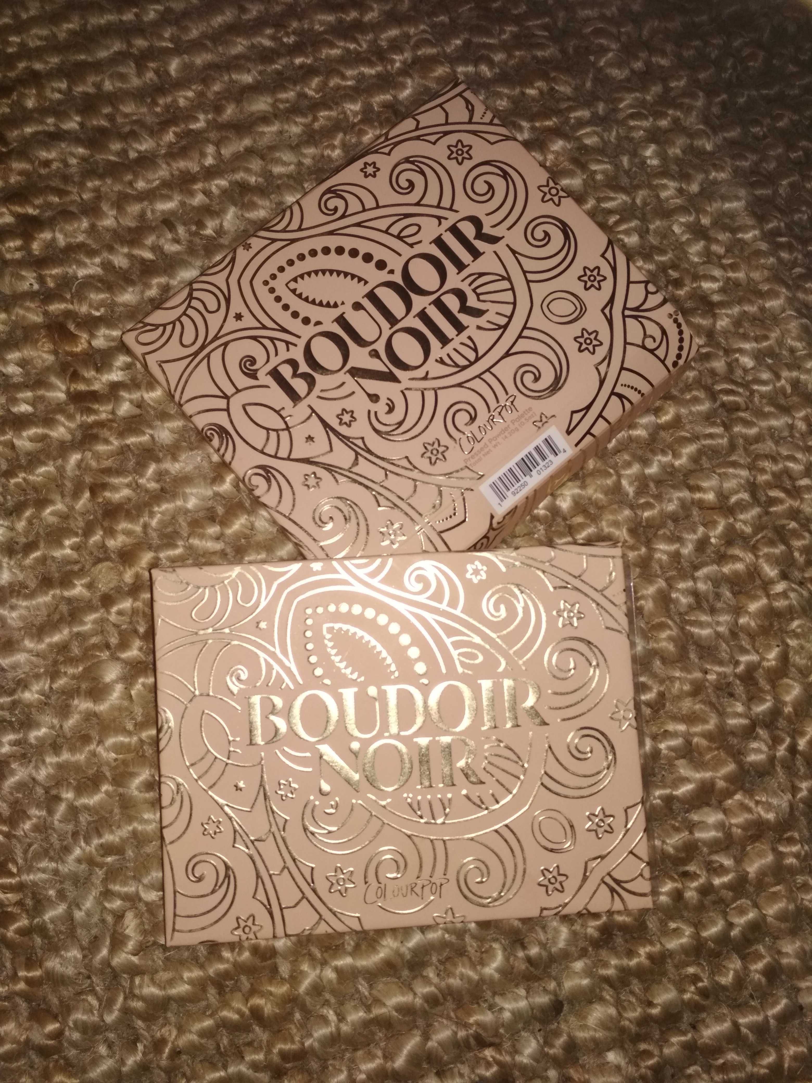 Colourpop Boudoir Noir paleta cieni brokat Colorpop