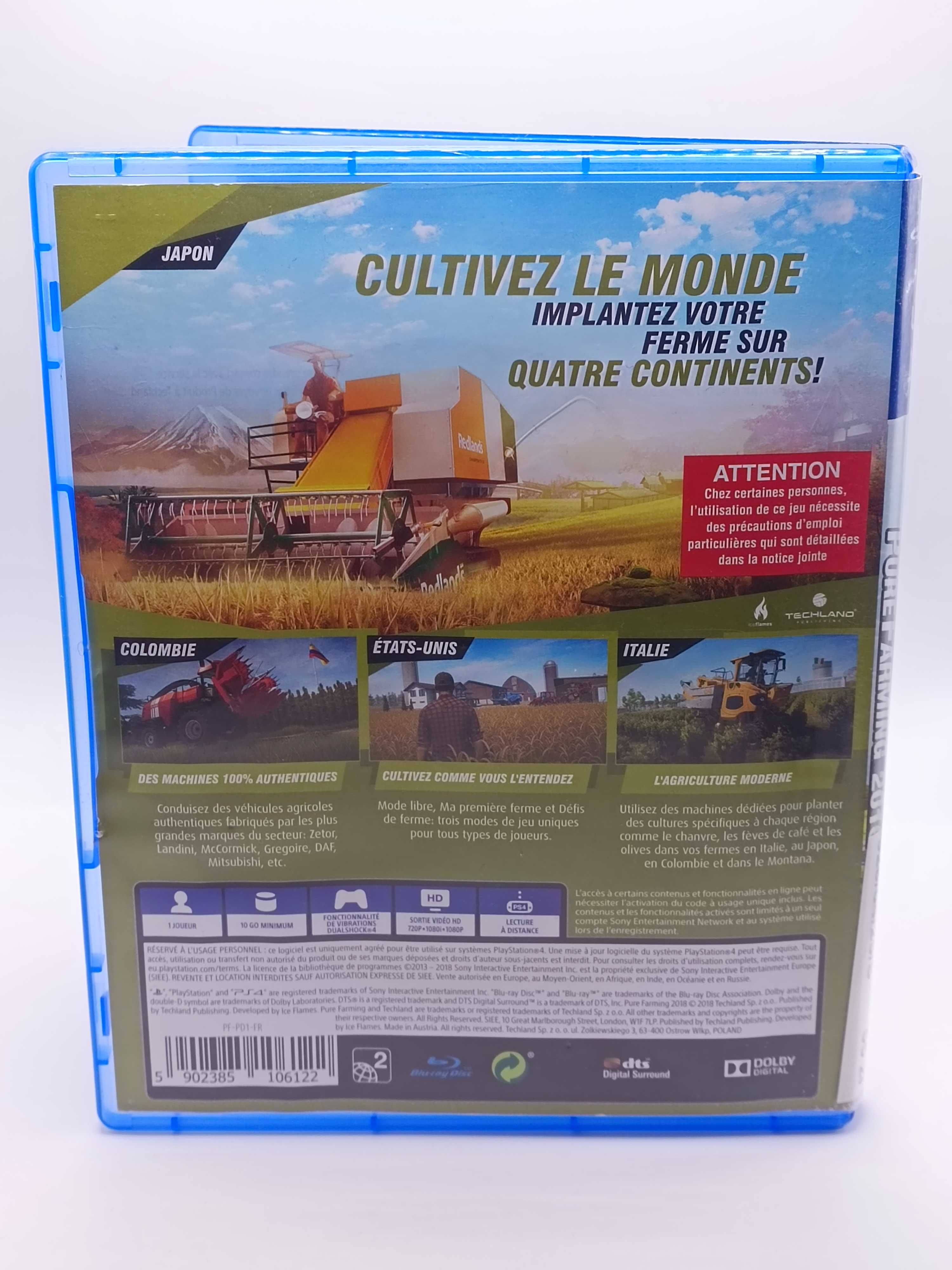 GRA Pure Farming 2018 NA PS4 328/04/25s