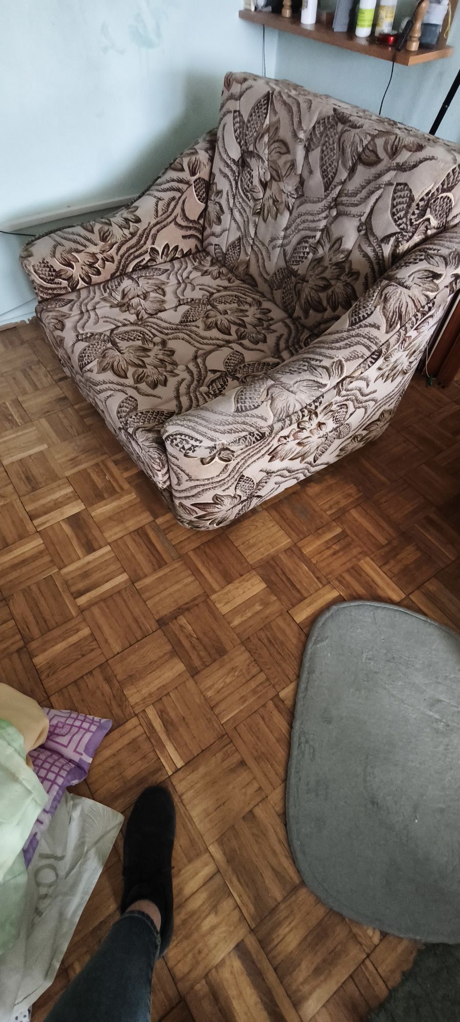 Komplet foteli rozkładanych 2+1