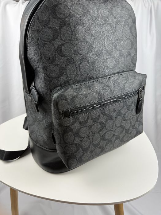 Чоловічий рюкзак Coach шкіряний