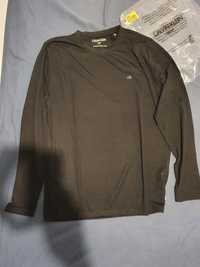 Calvin Klein LONG SLEEVE Bluzka z długim rękawem tshirt biały czarny L