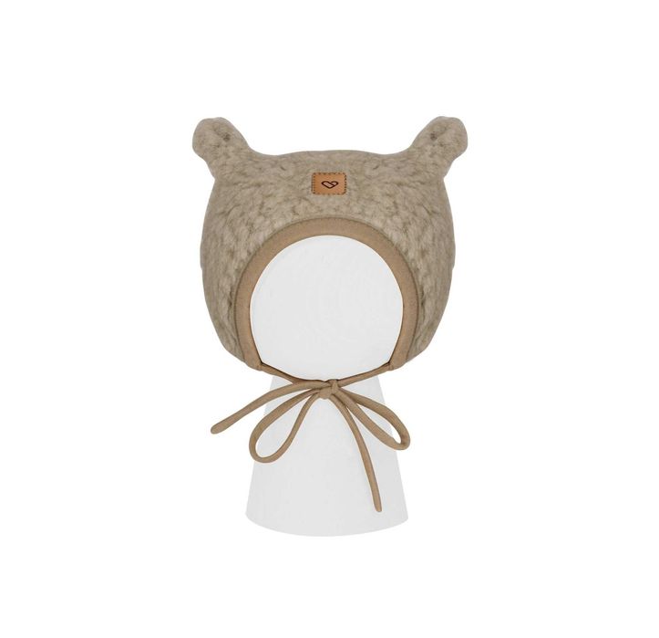 Zaffiro Czapeczka Violet Wełniana Nevada M 6-12m Brown Ciepła *NOWE*
