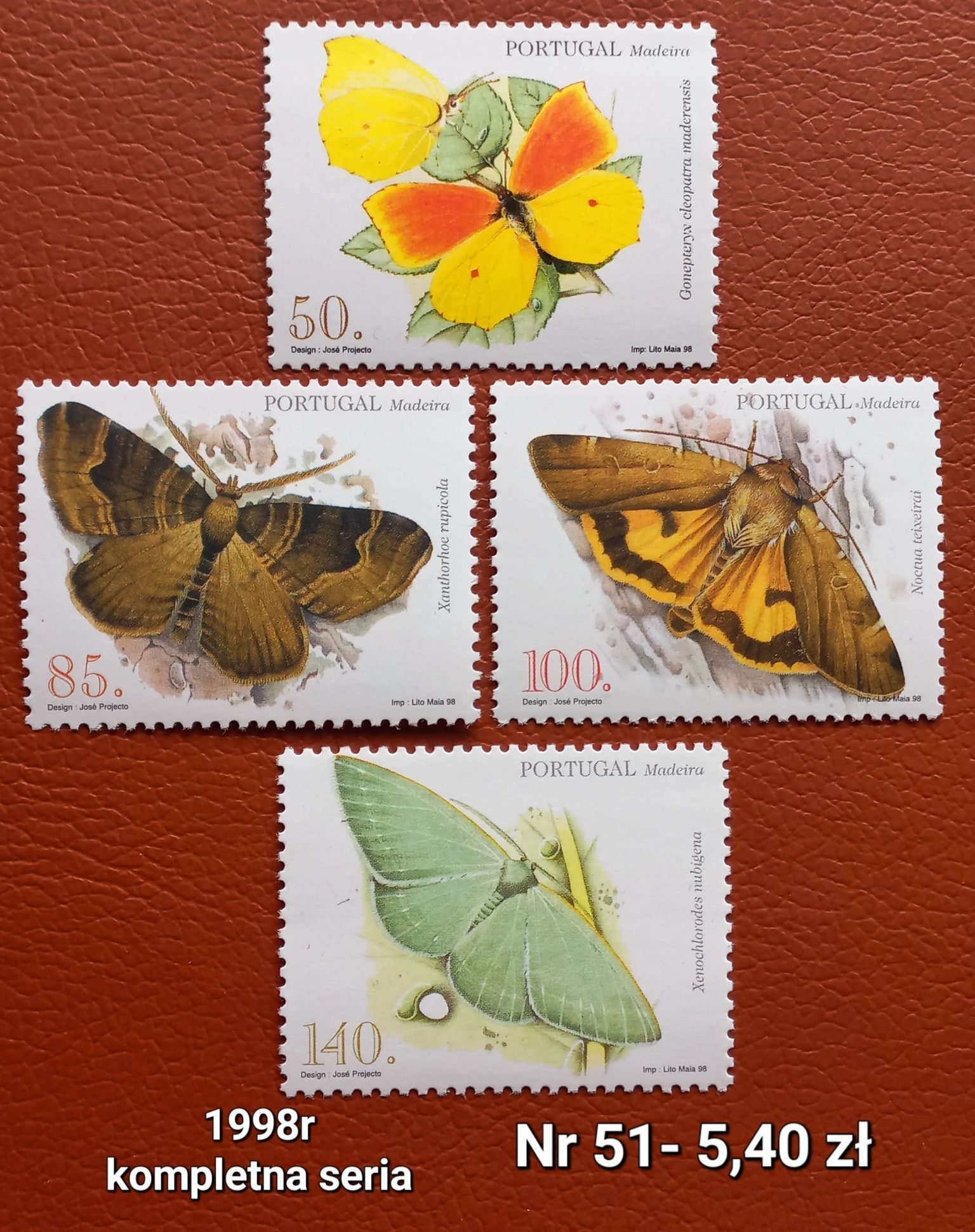 Znaczki fauna: 8 pozycji, proszę wybierać