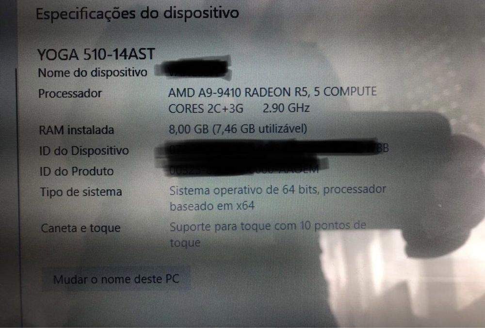 Lenovo Yoga 510 14AST - Touchscreen