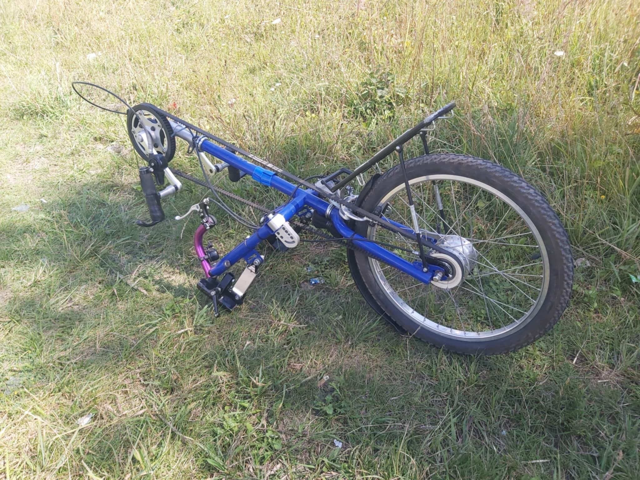 Przystawka do wózka inwalidzkiego