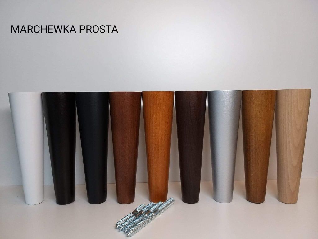 Nóżki drewniane  , toczenie w drewnie