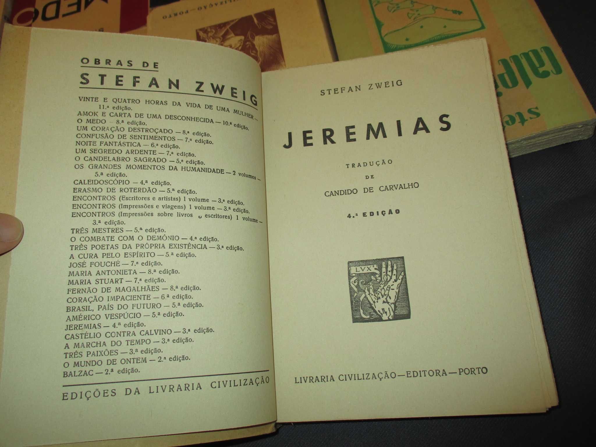 Livros Stefan Zweig Civilização Romance Biografia Reflexão
