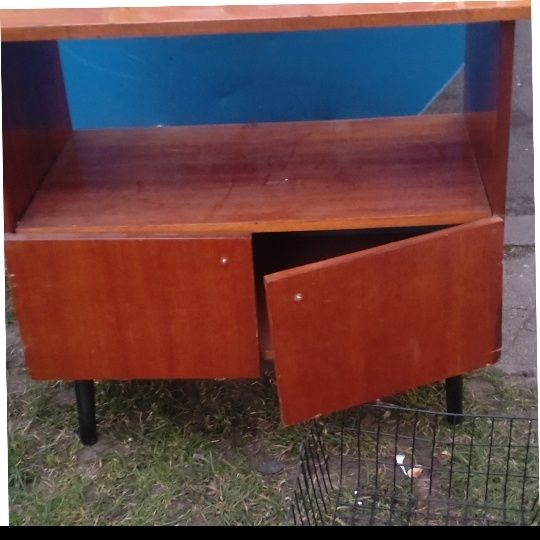 stary mebel szafka rtv na telewizor z czasów PRL