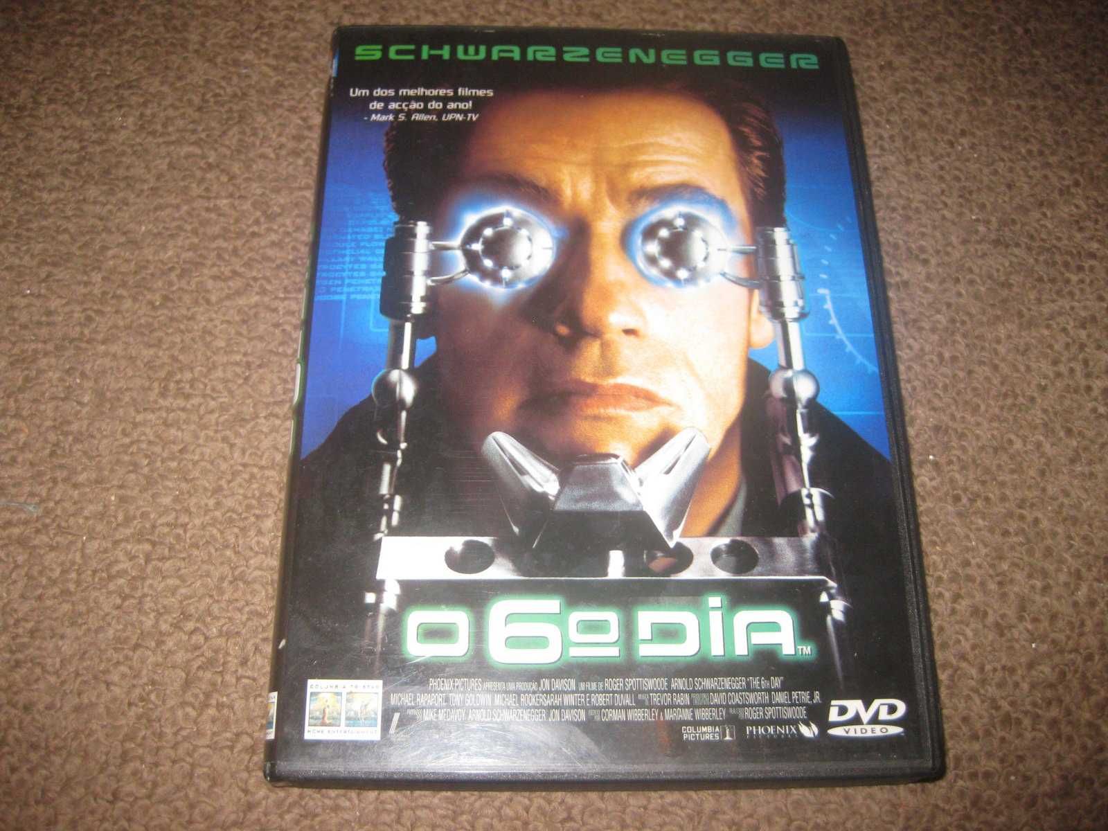 DVD "O 6º Dia" com Arnold Schwarzenegger