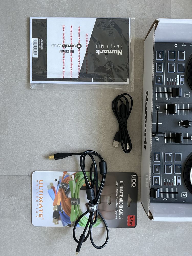 Mixer NUMARK Party MIX MKII / MK2 + Kabel z przejsciem na USB typu C