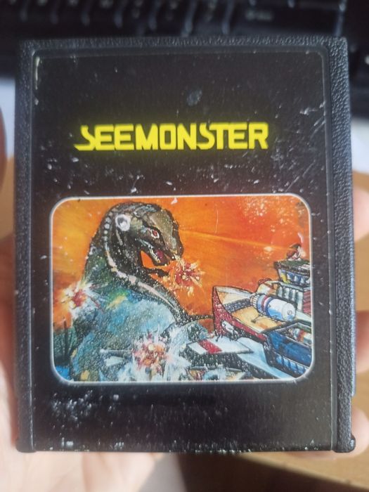 Gra Atari seemonster see monster Atari cardridge Atari Unikat