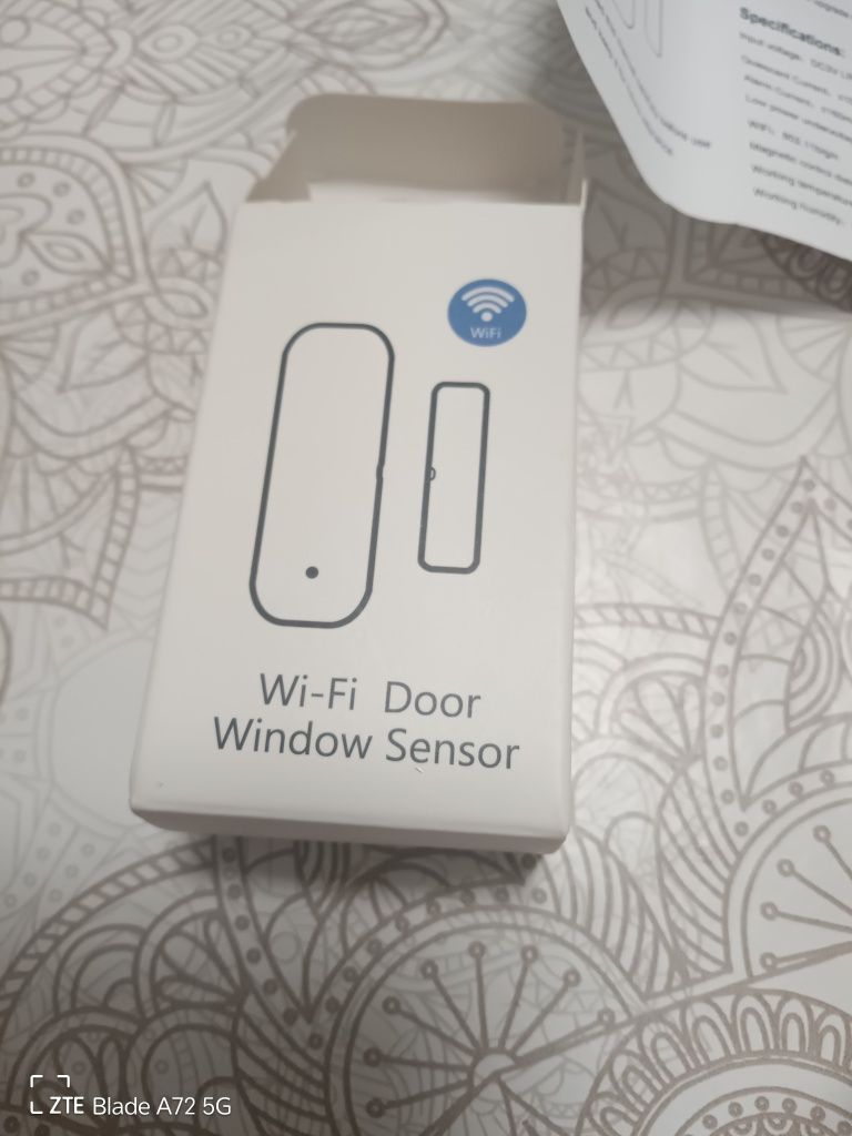 Contacto de porta e janela WiFi
