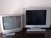 Televisões CRT e LCD