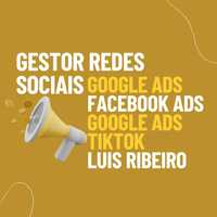 Gestão de Redes Sociais + Google Ads + Criação Conteúdo (5€ por post)