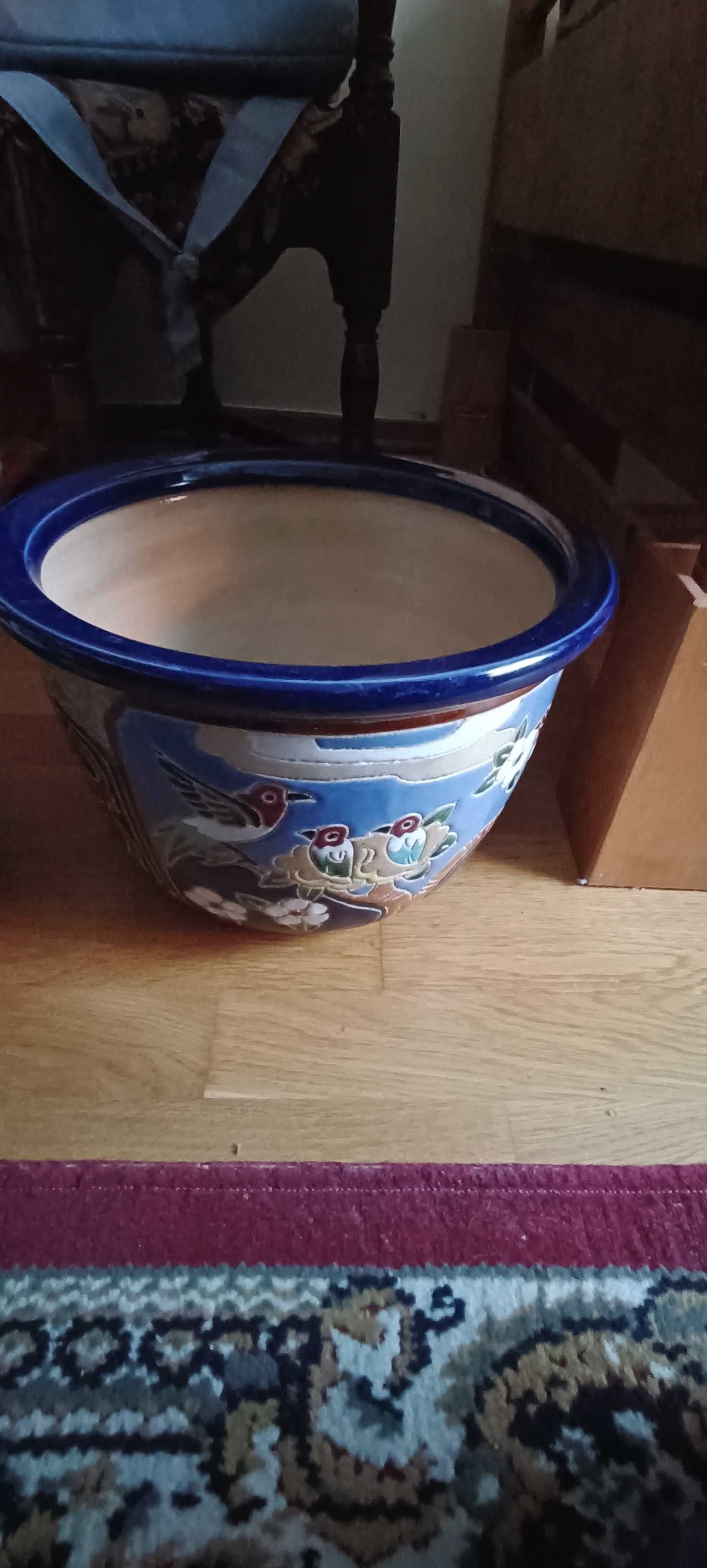 DWIE donice ceramiczne