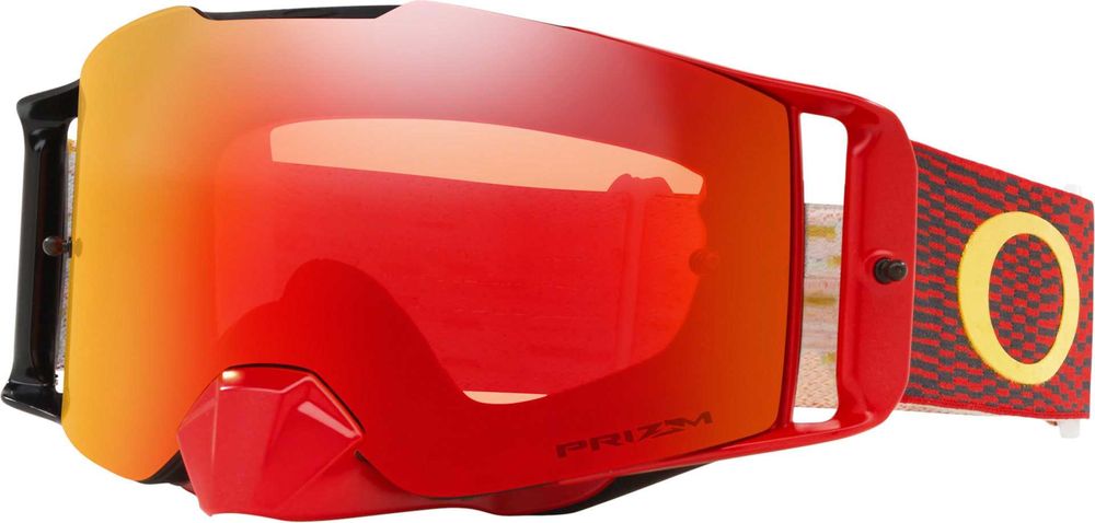 Gogle Oakley Front Line MX Equalizer Red Yellow PRIZM Torch enduro atv