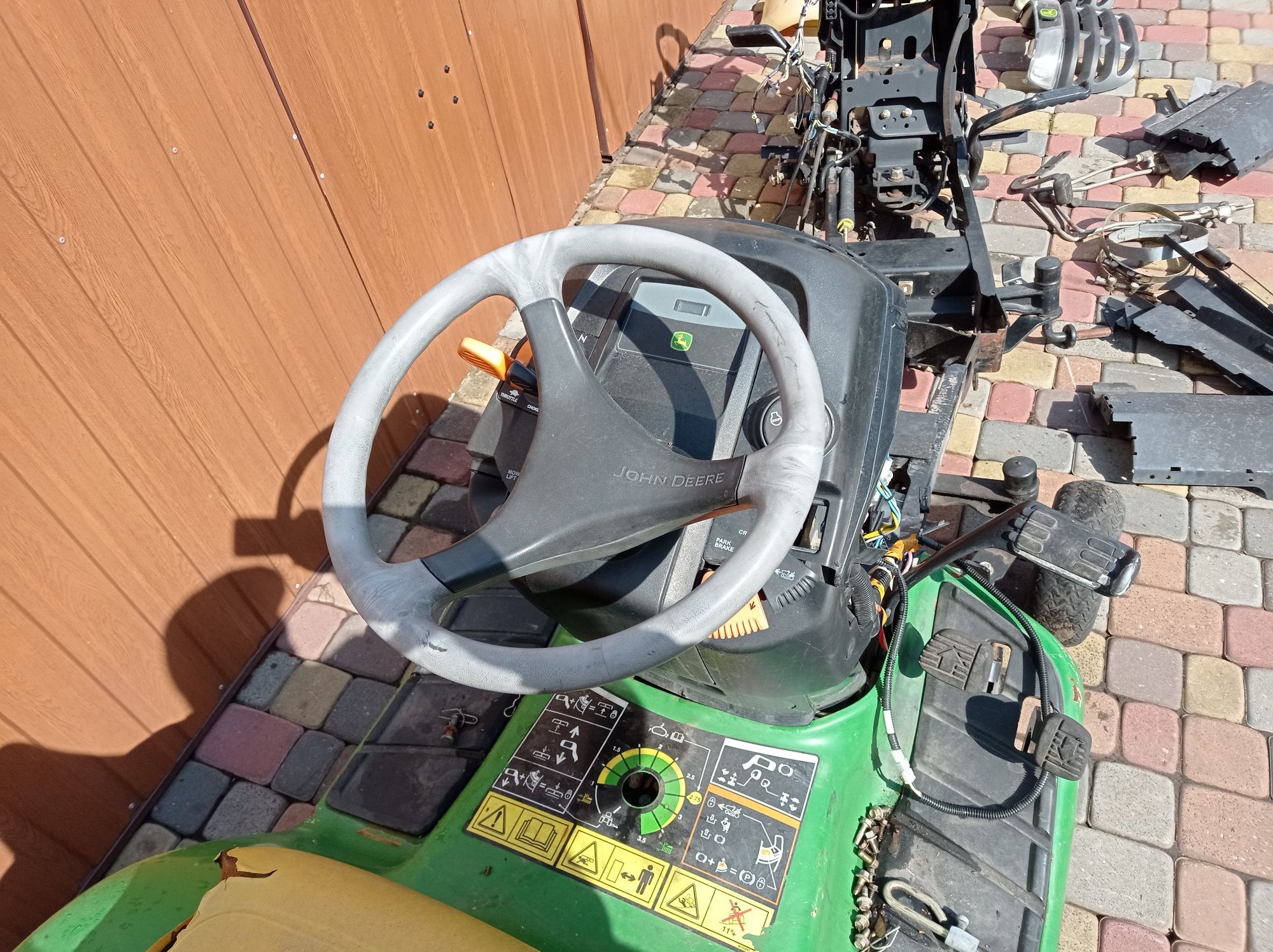 2x kosiarka traktorek John Deere x300r skrzynia biegów Hydro