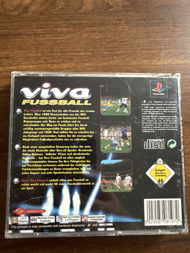 Vivo football soccer Playstation 1