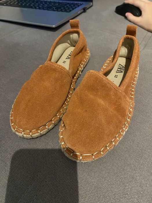 Sprzedam nowe dziecięce skórzane espadryle 32 rozmiar Zara