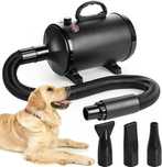 (NOVO) Secador de pêlo para cães 2800 W/3,8 HP, com 4 bicos
