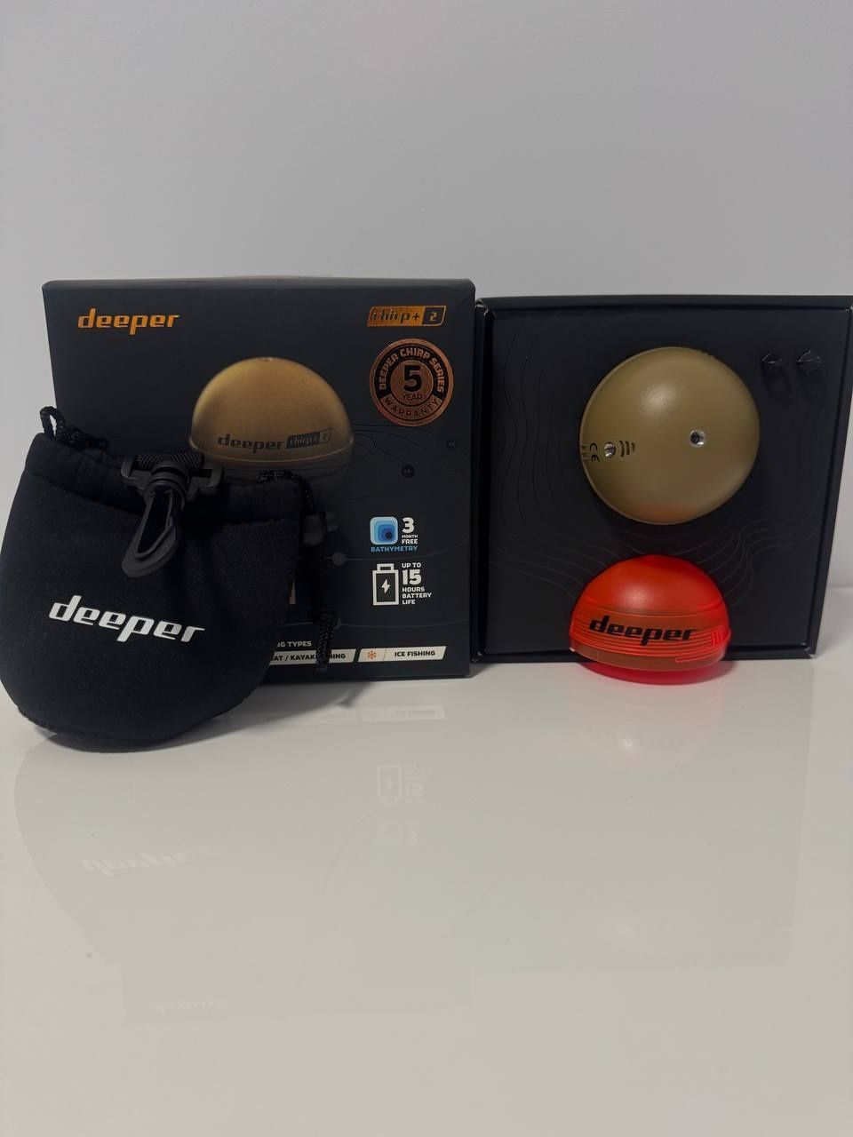 Deeper CHIRP+ 2 —echosonda do wędkowania