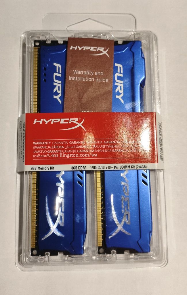 Pamięć RAM DDR3 Kingston HyperX Fury