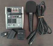 Mikser Behringer Xenyx 302USB + Mikrofon Shure SV100 + Kabel XLR 3M