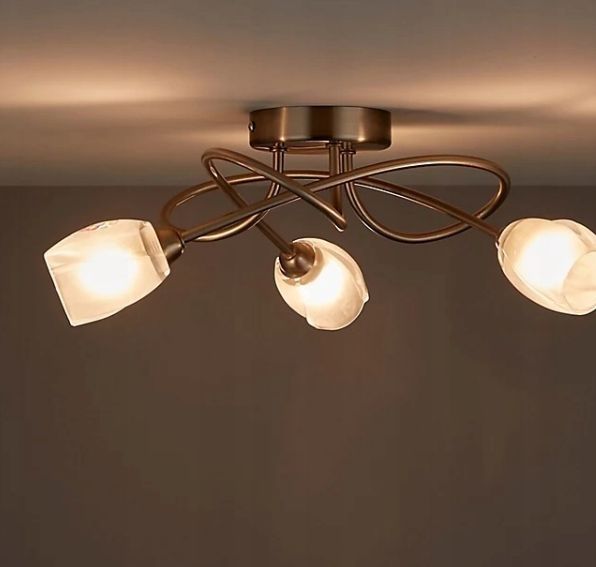 Lampa plafon chrom nowe tanio