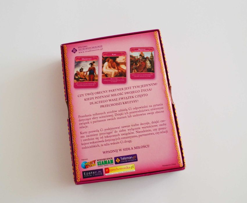 Anielskie wsparcie w miłości – karty + książka dr Doreen Virtue UNIKAT