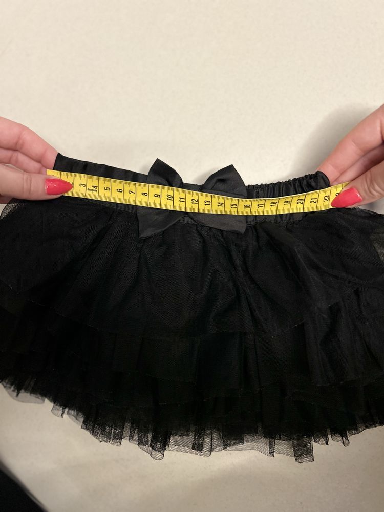 Czarna spódniczka tiulowa Minnie Mouse, 86-92
