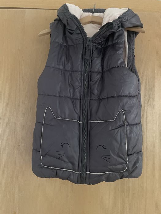 Super miekki bezrekawnik z kotkiem