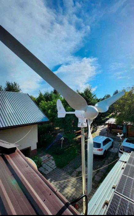 Turbina wiatrowa 6KW+ magazyn Deye 5KWH + fotowoltaika 1,8KW