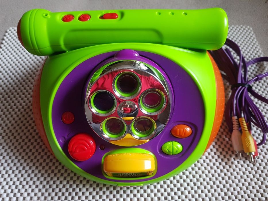 Fisher Price karaoke z kamerą i bezprzewodowym mikrofonem kidz bop