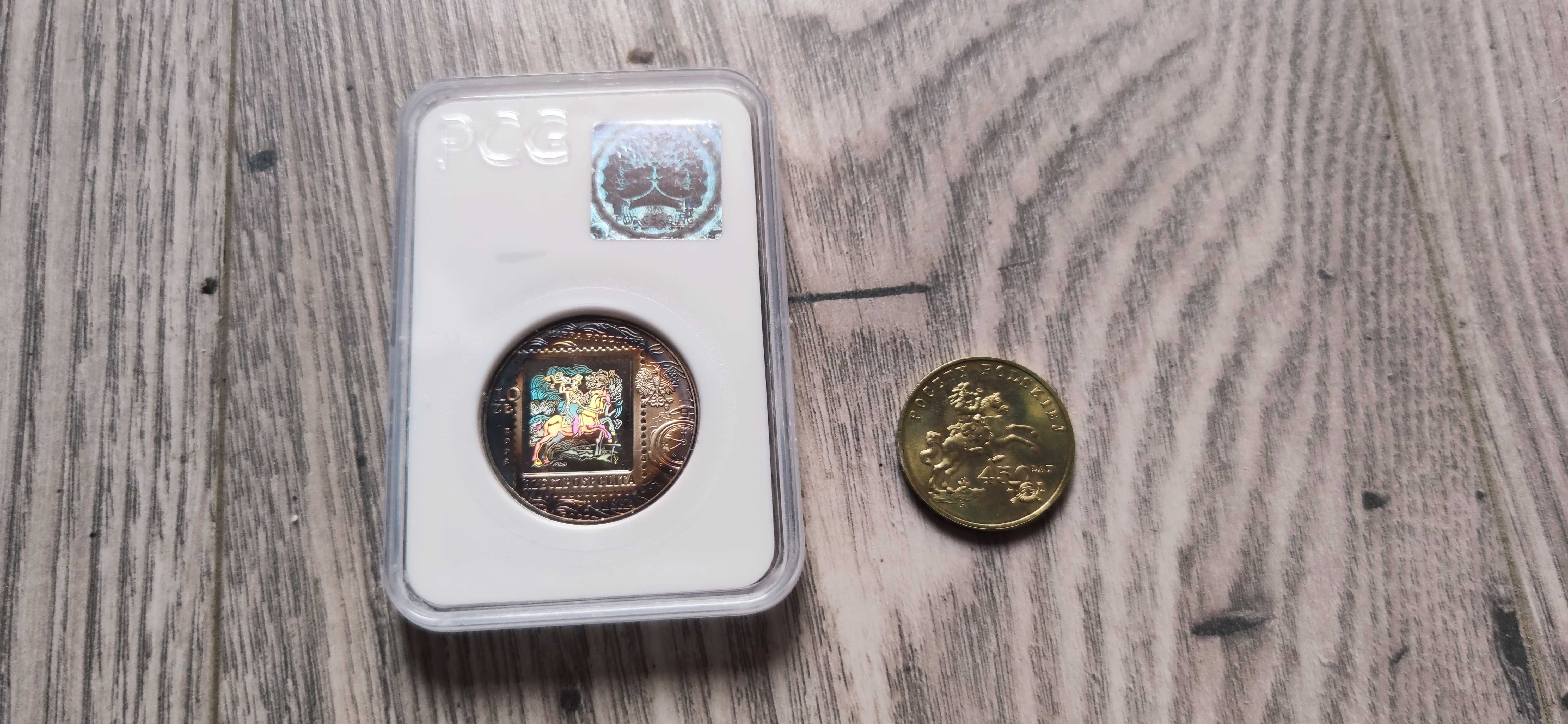 450 lat Poczty Polskiej 10 zł (2008) PR70