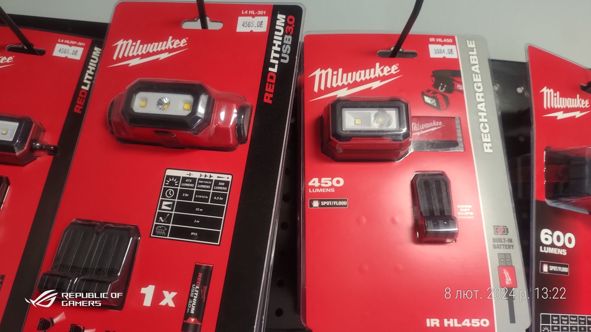 Ліхтарики Milwaukee Розпродаж