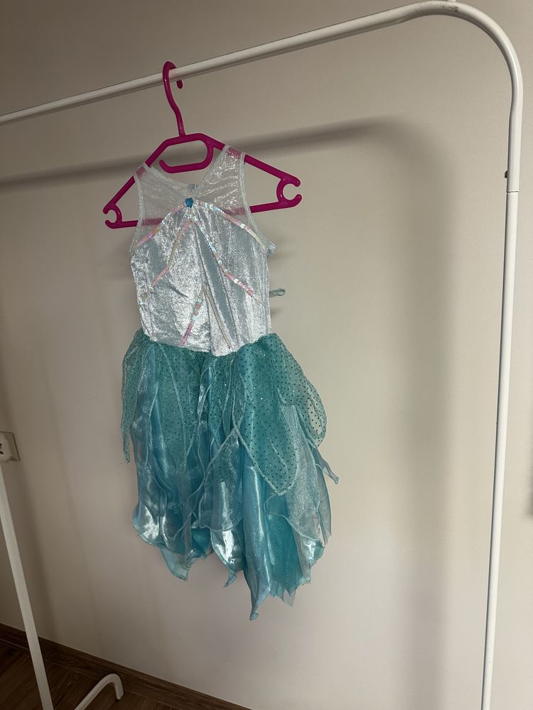 Strój przebranie na bal przebierańców dzwoneczek Disney 110-116 cm