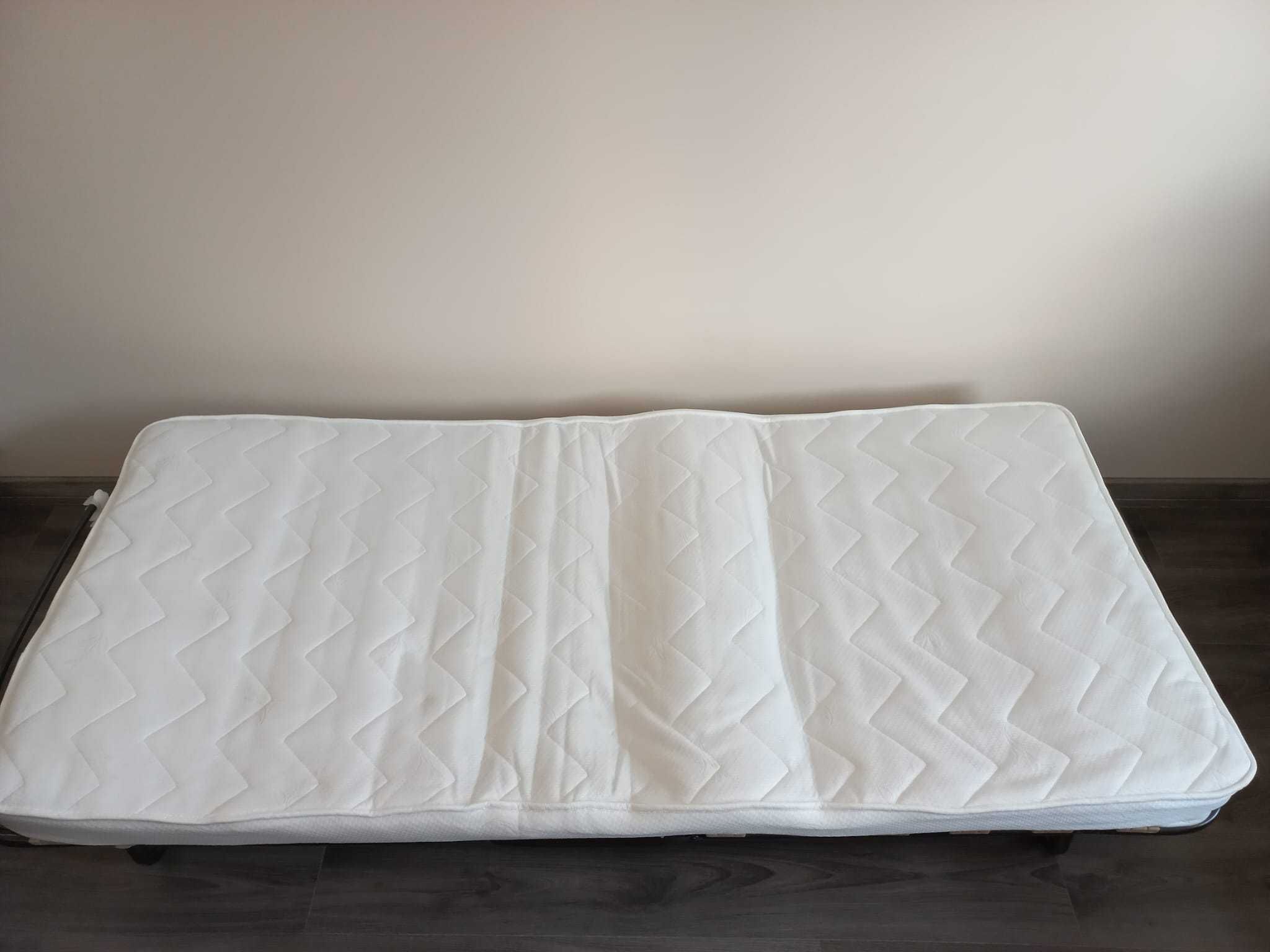 Łóżko składane LUXOR Premium 200x90cm z materacem + pokrowiec