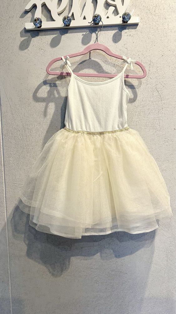 H&M piękna sukienka tiul ideał tutu, ślub wesele 110-116