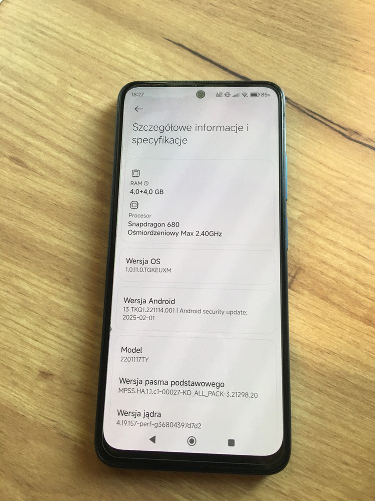 Smartfon Redmi note 11