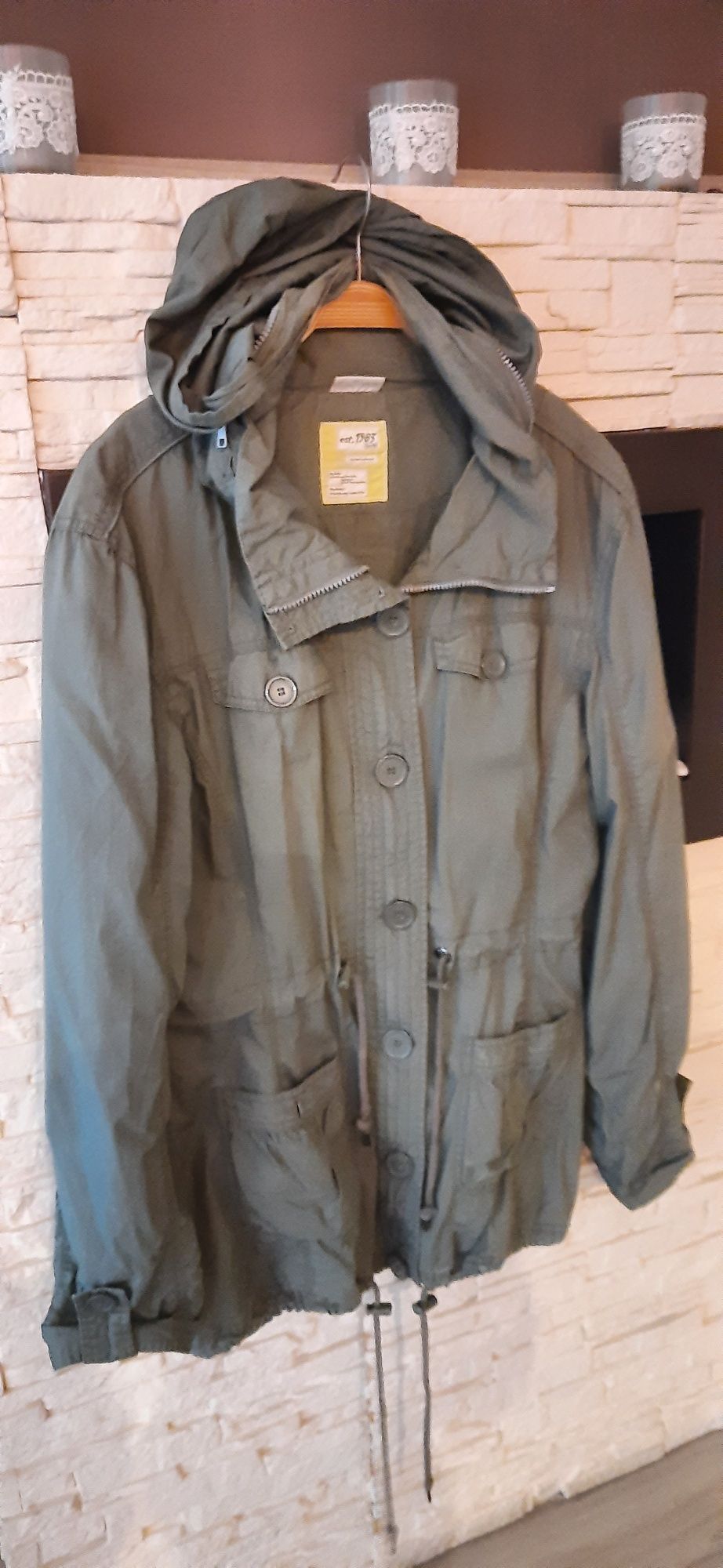 Kurtka parka damska roz 40-42 khaki