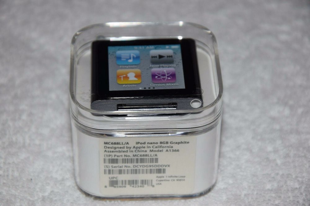 Плеер Apple iPod Nano 6th Gen 8GB, новый, оригинал.