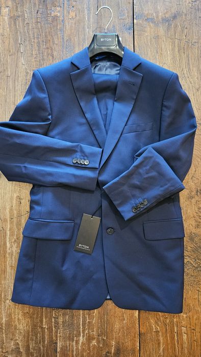 Bytom Marynarka Garnitur M/L Klasyczny Granat. NOWY