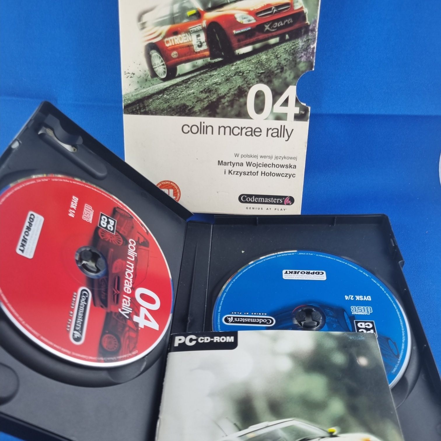 Colin MCRae Rally 04 PC Polska edycja 4cd